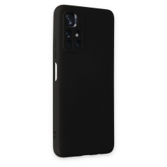 Xiaomi Redmi Note 11t Kılıf Nano İçi Kadife Silikon - Siyah