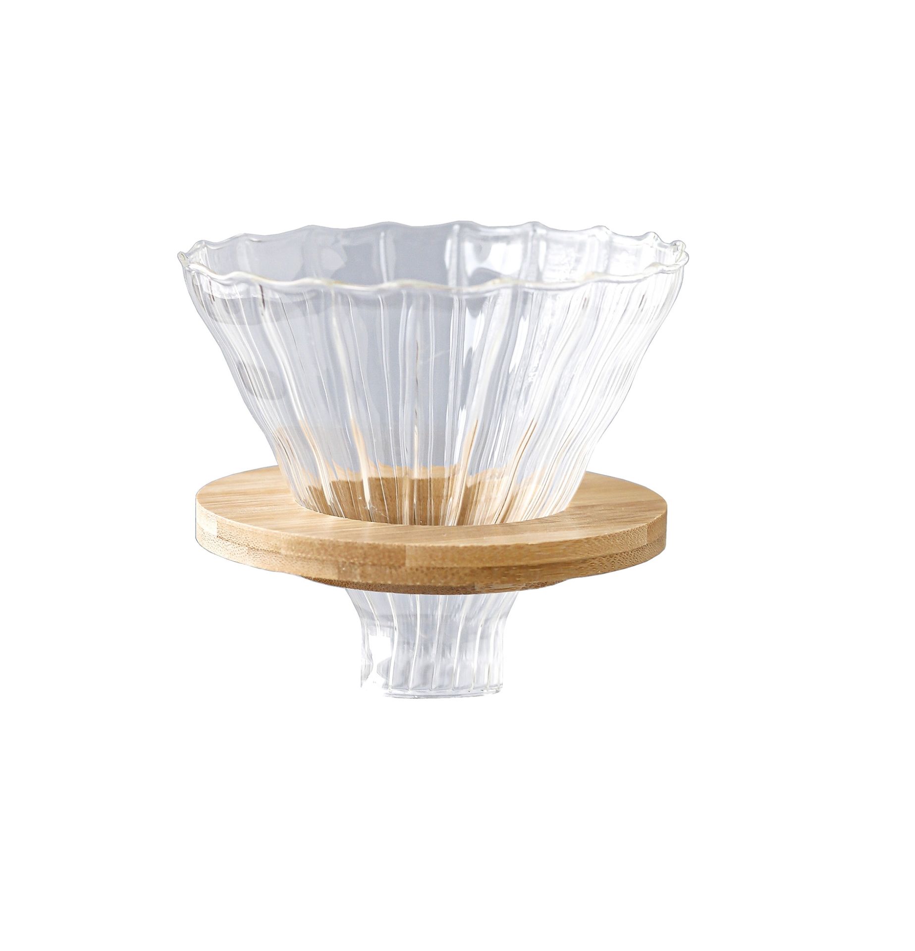 V60 02 Cam Dripper - Şeffaf