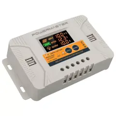 Powermaster Pm-40a 12 Volt - 24 Volt - 40 Amper 4 Usb'lı Dijital Otomatik Solar Şarj Kontrol Regülatörü