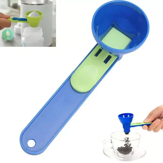 Sunup Sn-29959 Kaydırmalı Ayarlı 2in1 Mutfak Ölçü Kaşığı
