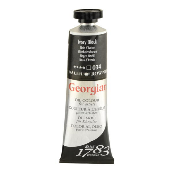 Georgian Yağlı Boya 38ml - N:034 Ivory Black