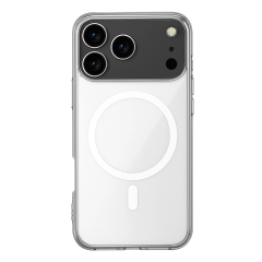 İphone 17 Pro Max Kılıf Magneticsafe Şeffaf Silikon - Şeffaf