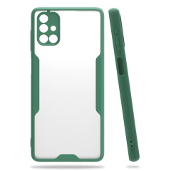 Samsung Galaxy M51 Kılıf Platin Silikon - Yeşil