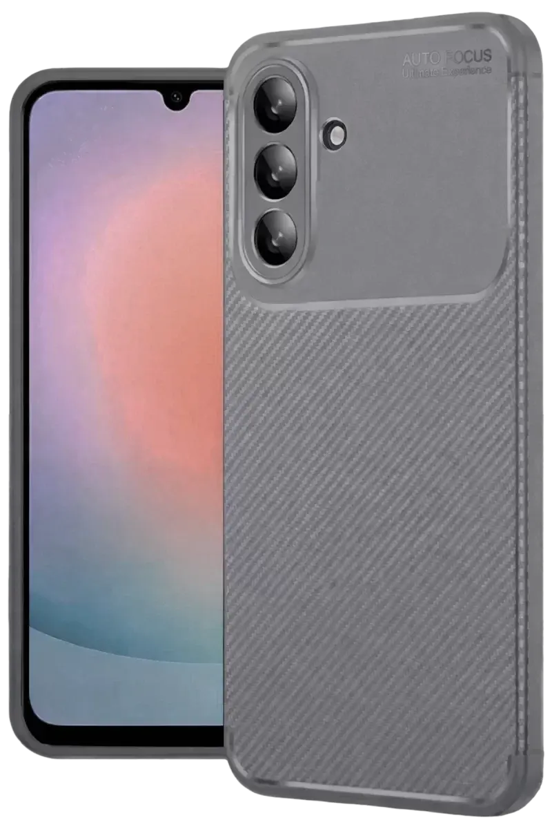 Newface Samsung Galaxy S26 Plus Auto Focus Karbon Kapak - Gri