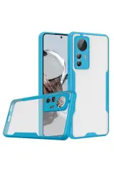 Newface Xiaomi Mi 12t Kılıf Platin Silikon - Mavi