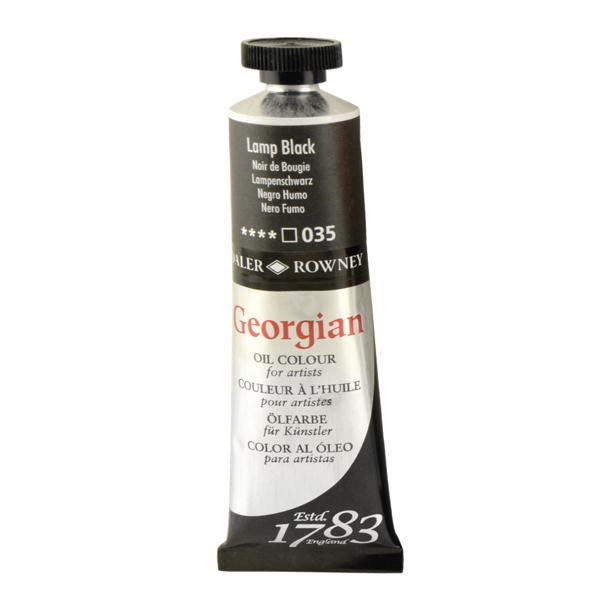 Georgian Yağlı Boya 38ml - N:035 Lamp Black