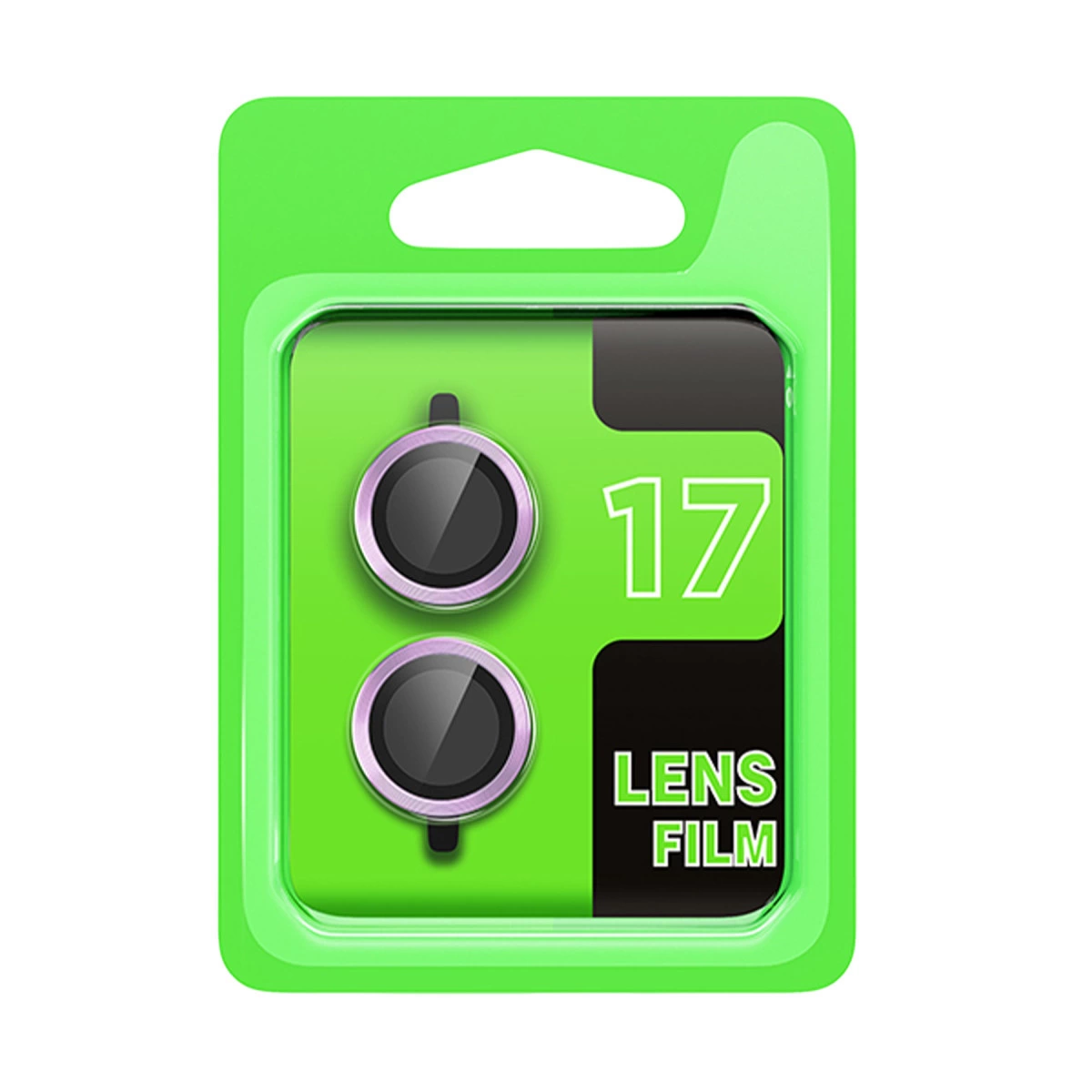 İphone 17 Raze Metal Kamera Lens - Açık Mor