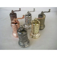 Osmanlı Motifli Kahve Ve Baharat Değirmeni Bakır