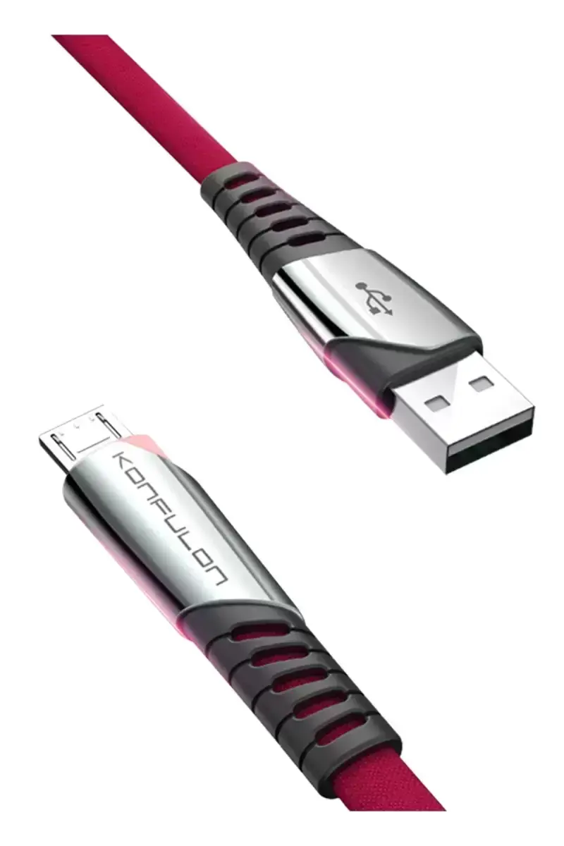 Konfulon Dc16 Micro Usb Kablo 1m 2.4a - Kırmızı