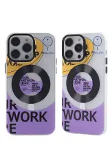 Newface Apple İphone 13 Pro Kılıf Apollo Magneticsafe Desenli Kapak - Apollo Şeffaf - 6