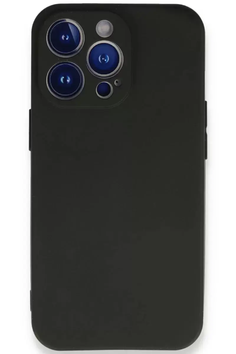 Newface Apple İphone 13 Pro Max Kılıf First Silikon - Siyah