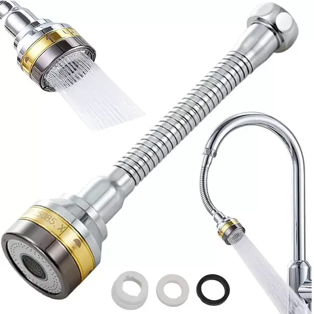 Sunup Sn-29319 Üç Kademe Hız Ayarlı Su Akış Kontrollü Musluk Başlığı