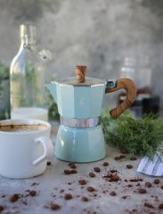 3 Cup Moka Pot - Turkuaz