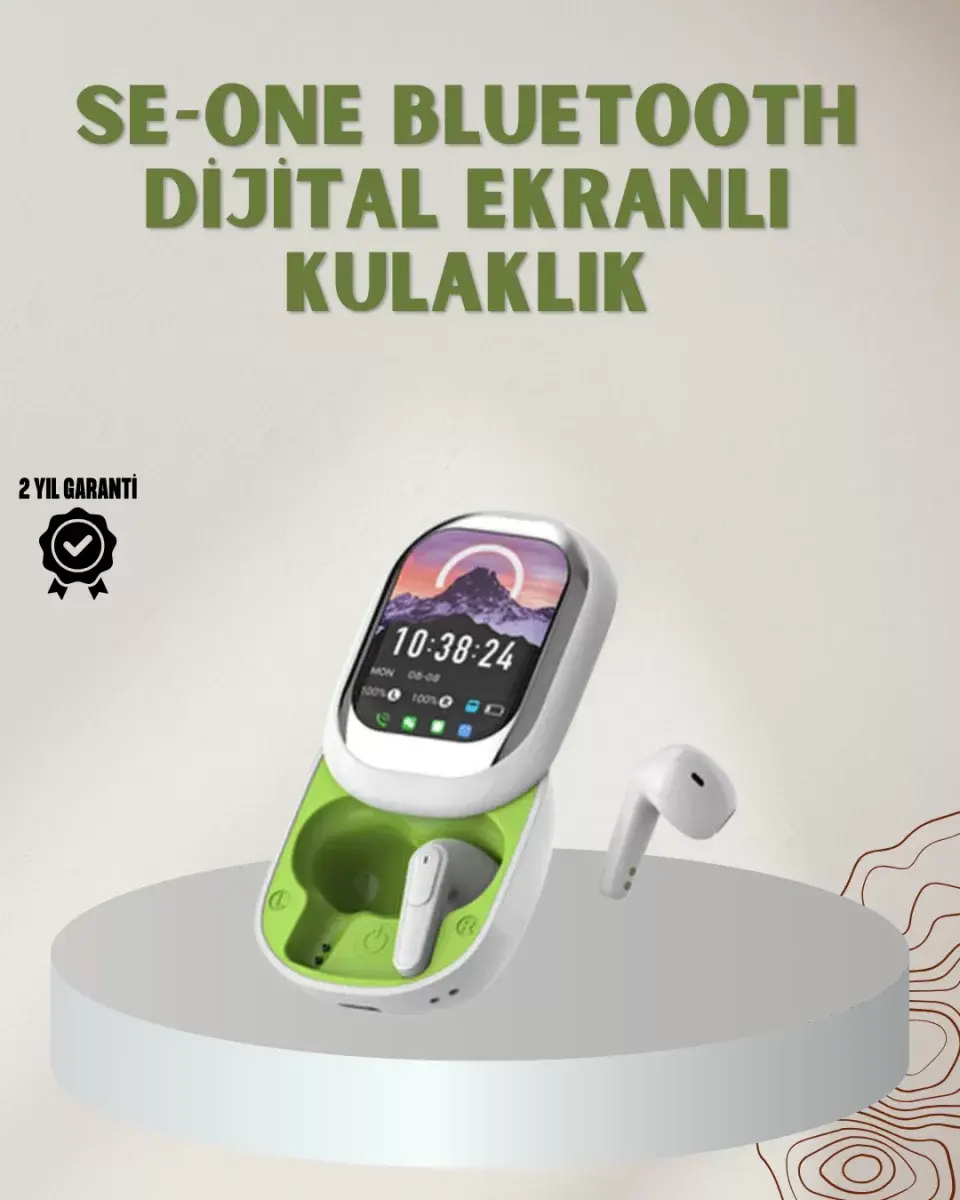 Dokunmatik Ekranlı Aktif Gürültü Azaltma Özellikli Kablosuz Kulaklık V5.4