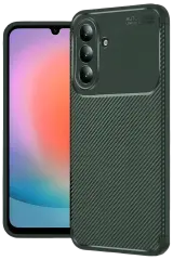 Newface Samsung Galaxy S26 Plus Auto Focus Karbon Kapak - Koyu Yeşil
