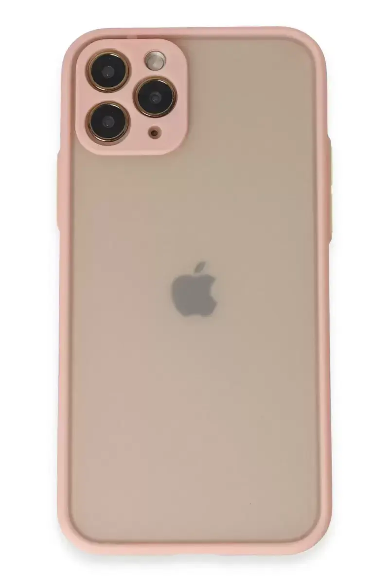 Newface İphone 11 Pro Kılıf Montreal Silikon Kapak - Pembe