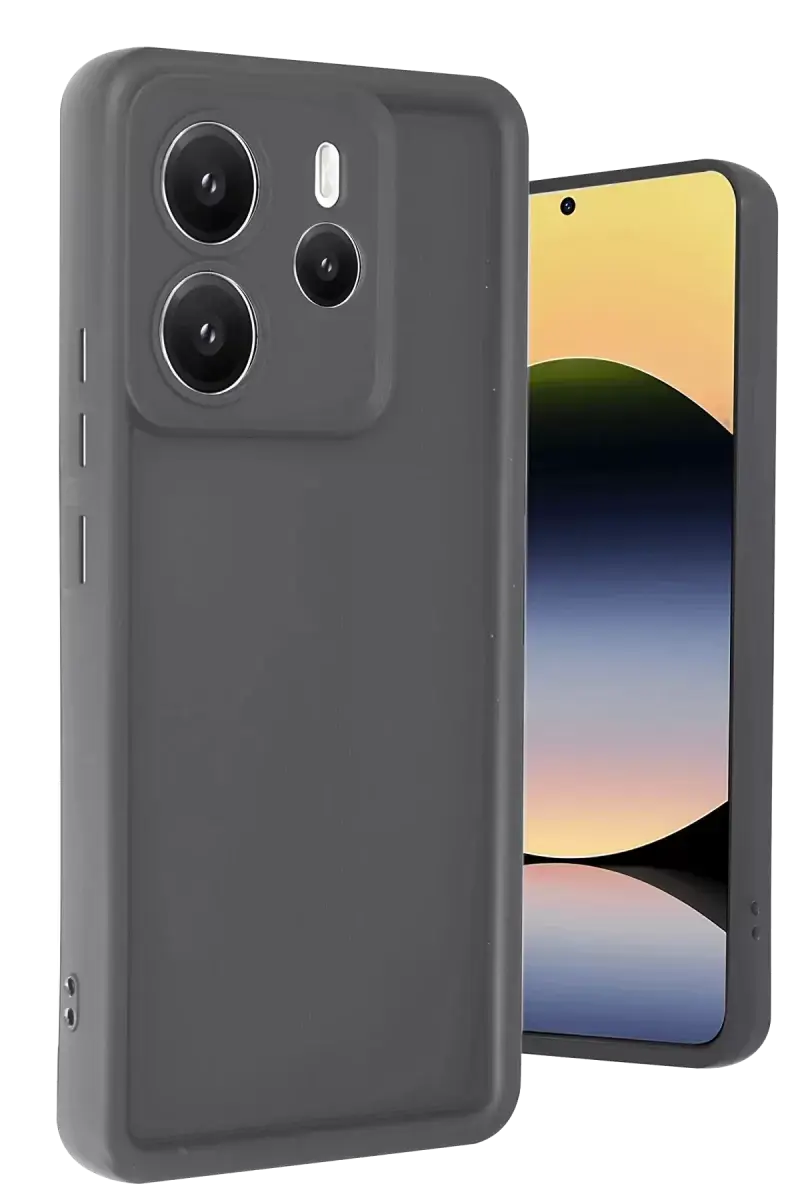 Newface Xiaomi Redmi Note 14 4g Kılıf Viera Silikon - Gri