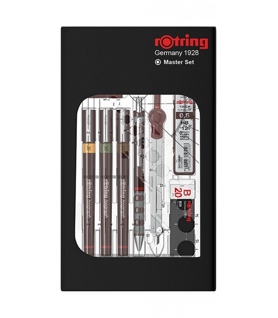 Isograph Rapido Master Set 0,2-0,3-0,5mm