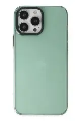 Newface İphone 14 Pro Kılıf Anka Pc Sert Metal Kapak - Yeşil