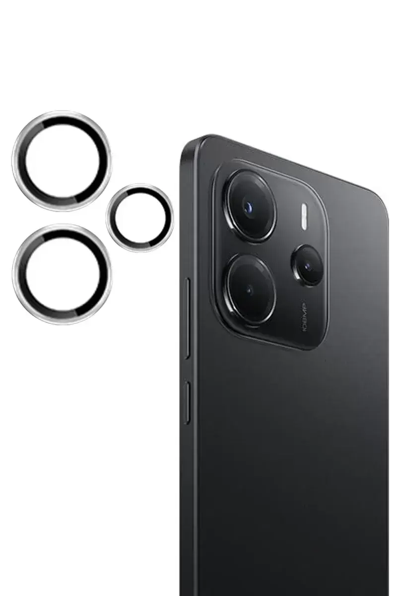 Joko Xiaomi Redmi Note 14 4g Pvd Metal Kamera Lens - Gümüş