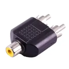 1rca Dişi-2rca Erkek Çevirici Jack