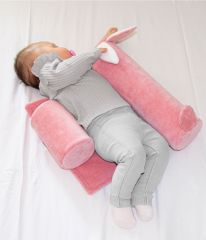 Babyjem Nakışlı Yan Yatış Yastığı Köpek - Pembe
