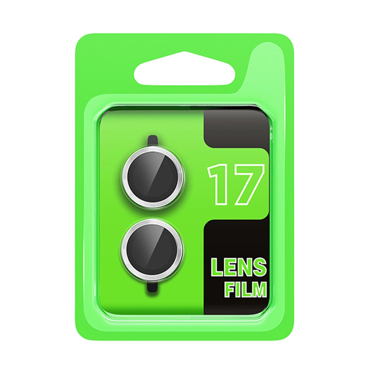 İphone 17 Raze Metal Kamera Lens - Gümüş