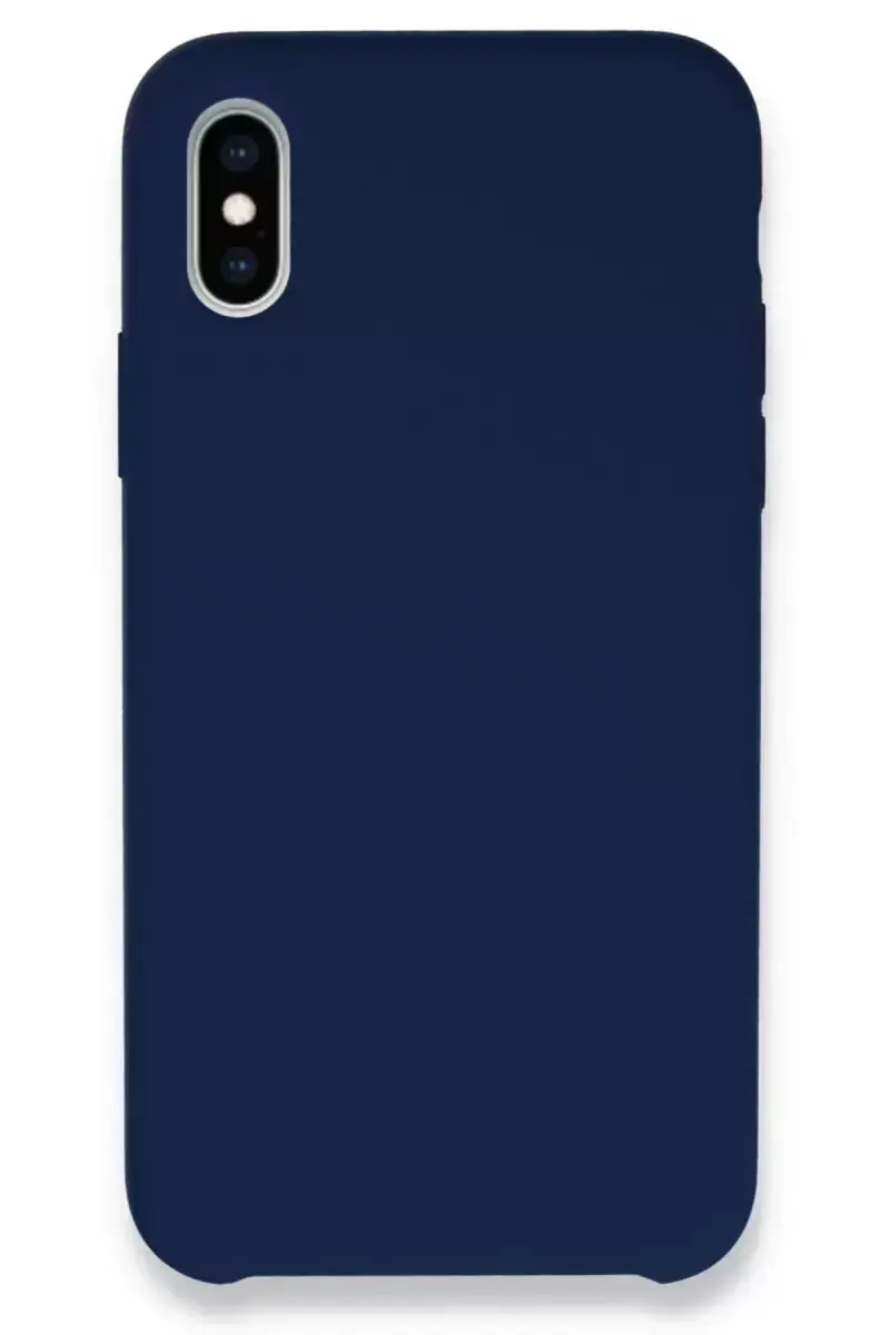Newface İphone Xs Max Kılıf Lansman Legant Silikon - Lacivert