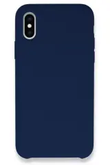 Newface İphone Xs Max Kılıf Lansman Legant Silikon - Lacivert