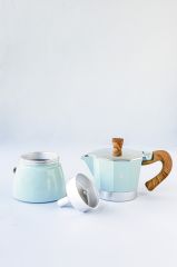 6 Cup Moka Pot - Turkuaz