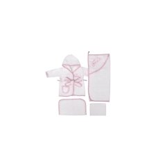 Pierre Cardin Bebek Bornoz Seti - Pembe