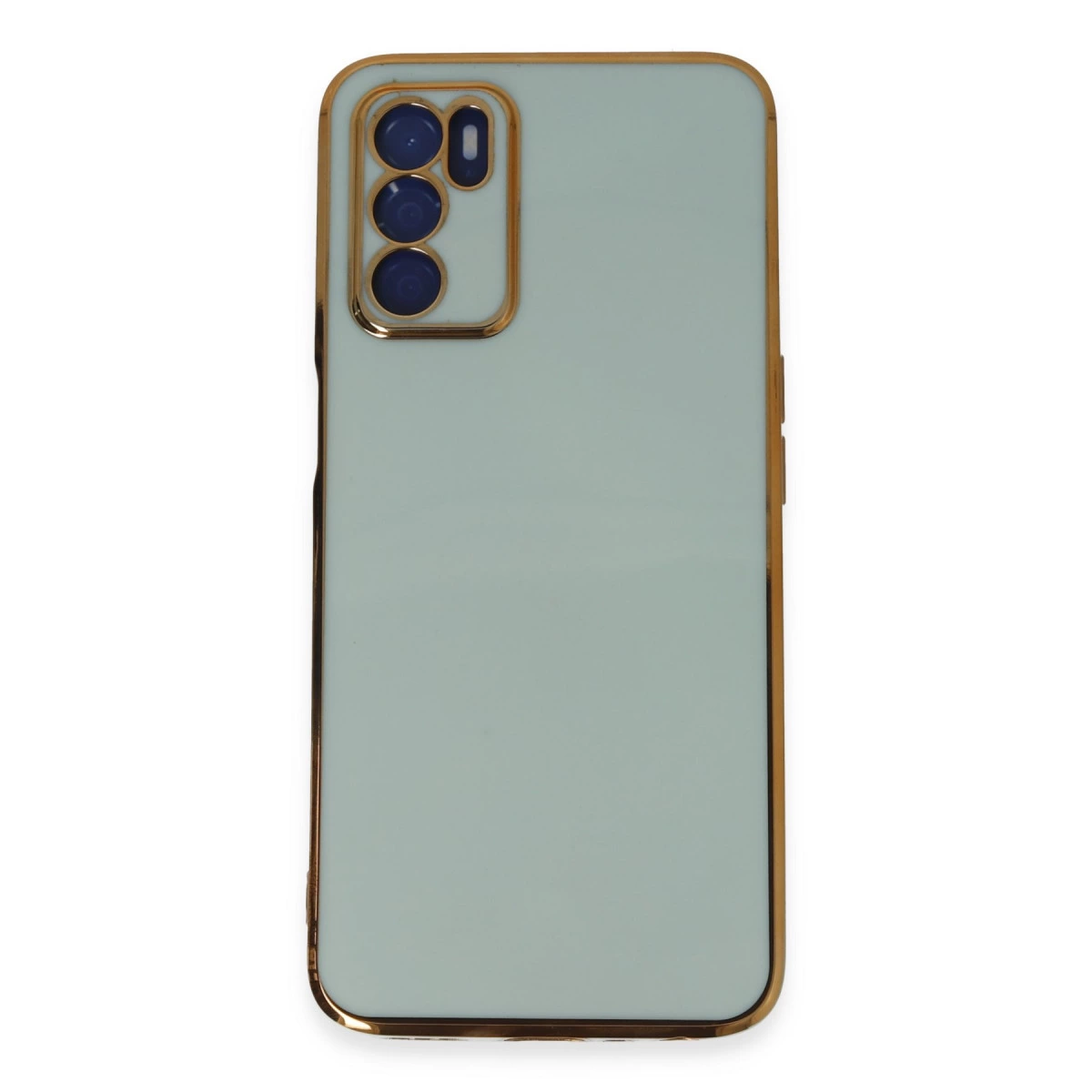 Oppo A16 Kılıf Volet Silikon - Açık Yeşil