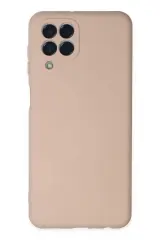 Newface Samsung Galaxy M33 Kılıf Nano İçi Kadife Silikon - Pudra