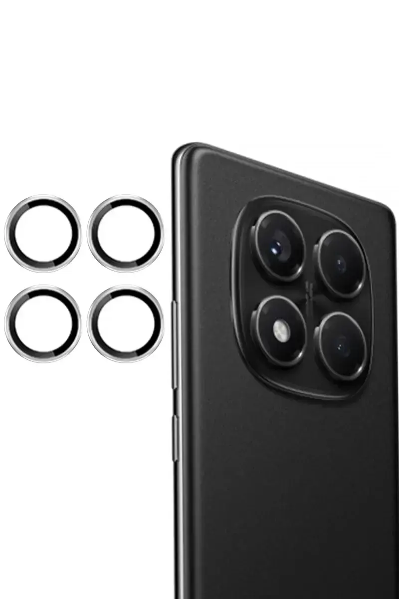 Joko Xiaomi Redmi Note 14 Pro 4g Pvd Metal Kamera Lens - Gümüş