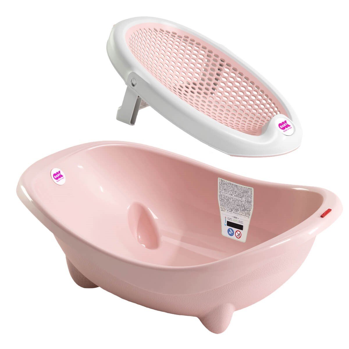 OkBaby Laguna Banyo Küveti & Jelly Küvet Aparatı / Pembe