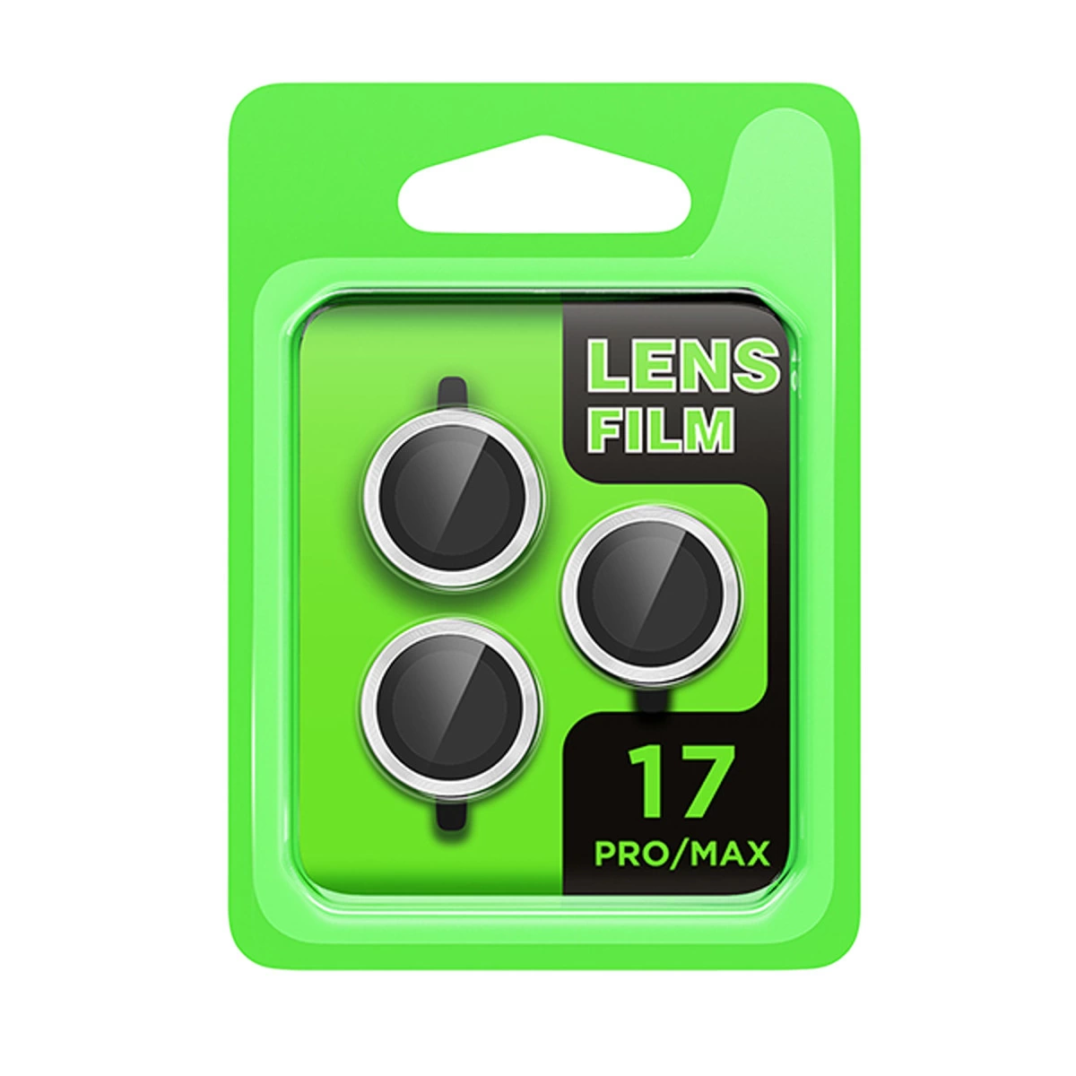 İphone 17 Pro Raze Metal Kamera Lens - Gümüş