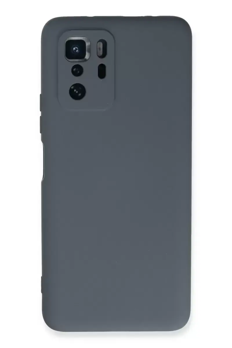 Newface Xiaomi Poco X3 Gt Kılıf Nano İçi Kadife Silikon - Gri