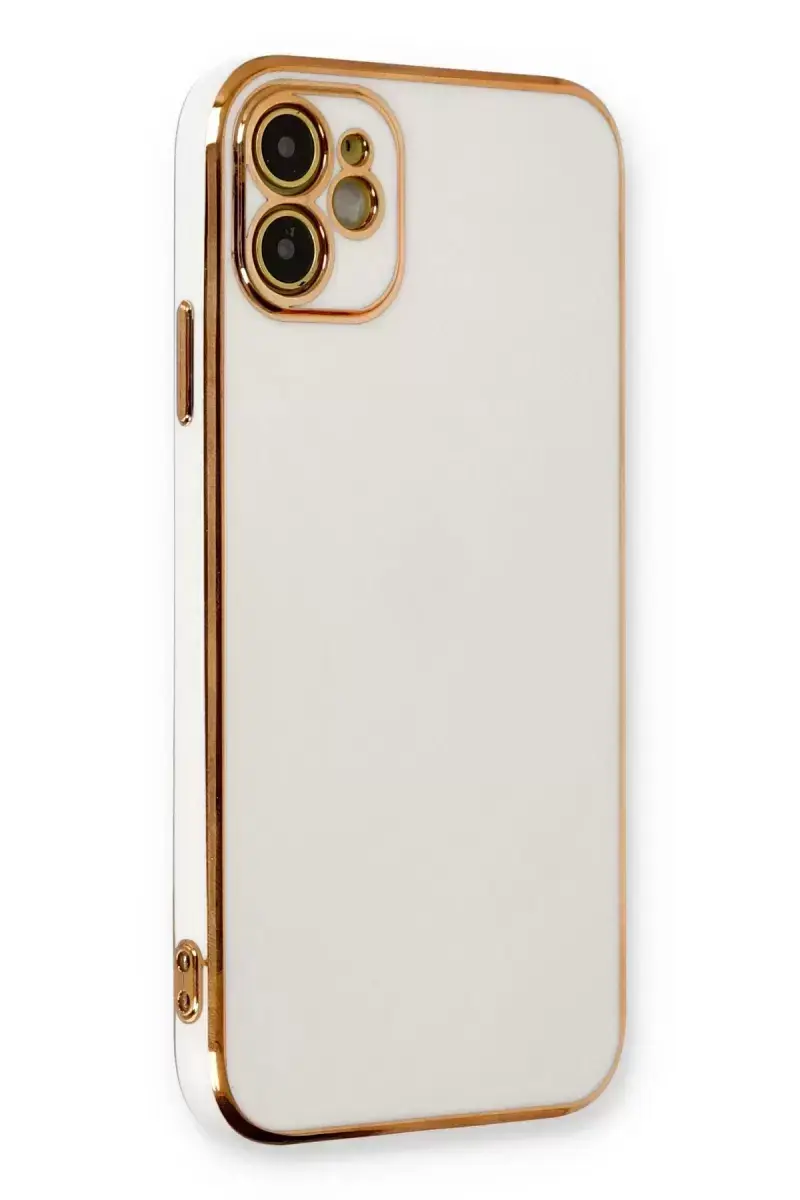 Newface İphone 11 Kılıf Volet Silikon - Beyaz