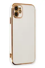 Newface İphone 11 Kılıf Volet Silikon - Beyaz