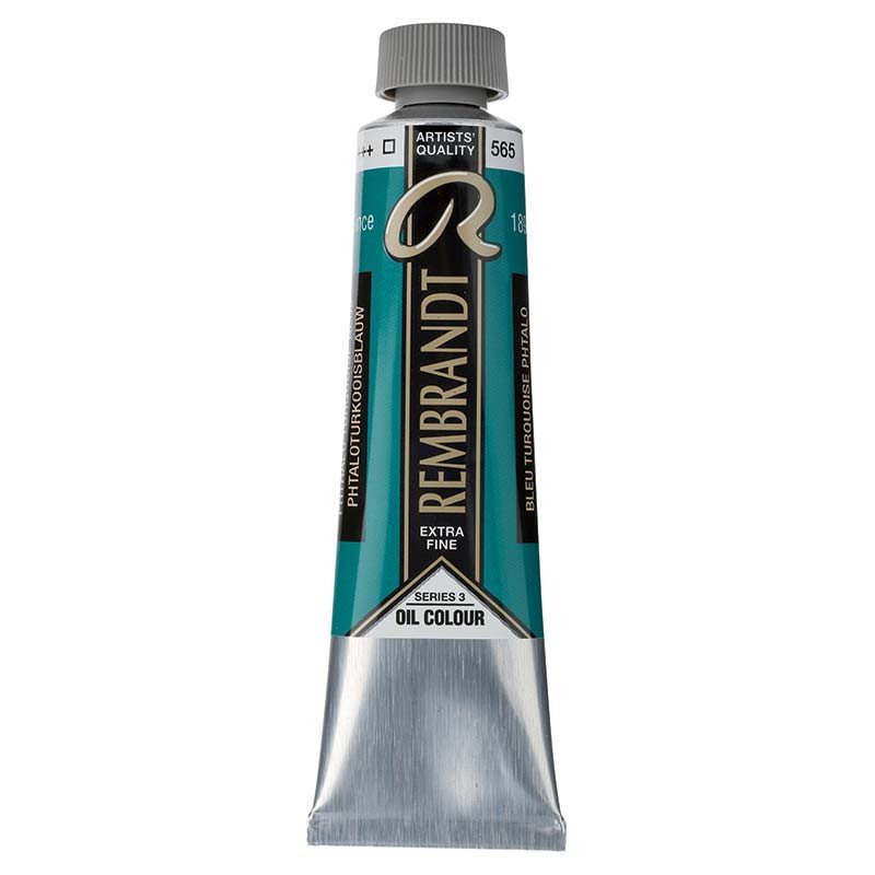 Rembrandt Yağlıboya - 40ml - Phthalo Turquoise Blue - S3 - N.565