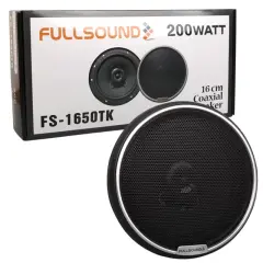 Fullsound Fs-1650tk 16 Cm 6'' 200 Watt Tweeterlı Kapaklı Oto Hoparlör (2'li Takım)