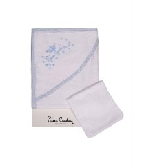 Pierre Cardin Bebek Kurulama Havlusu - Kese - Mavi