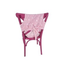 Sevi Bebe Kumaş Mama Sandalyesi - Pembe Yıldız