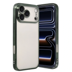 İphone 17 Pro Razer Lensli Silikon - Yeşil