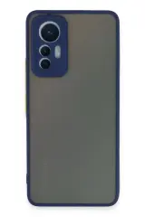 Newface Xiaomi Mi 12 Lite Kılıf Montreal Silikon Kapak - Lacivert