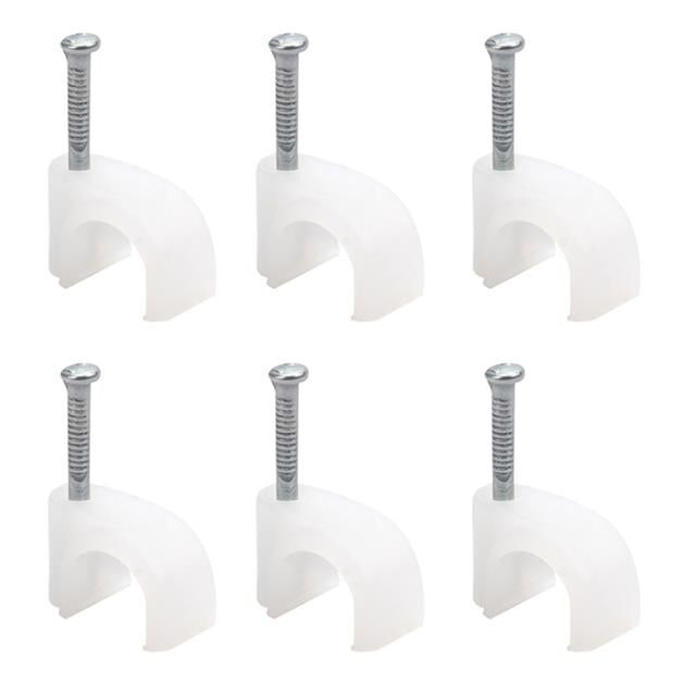 Kroşe 1 Numara Çelik Çivili 4 Mm (kordon Kabloları İçin) 100'lü Poşet Powermaster