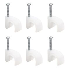 Kroşe 1 Numara Çelik Çivili 4 Mm (kordon Kabloları İçin) 100'lü Poşet Powermaster