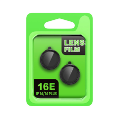 İphone 16e Raze Metal Kamera Lens - Siyah