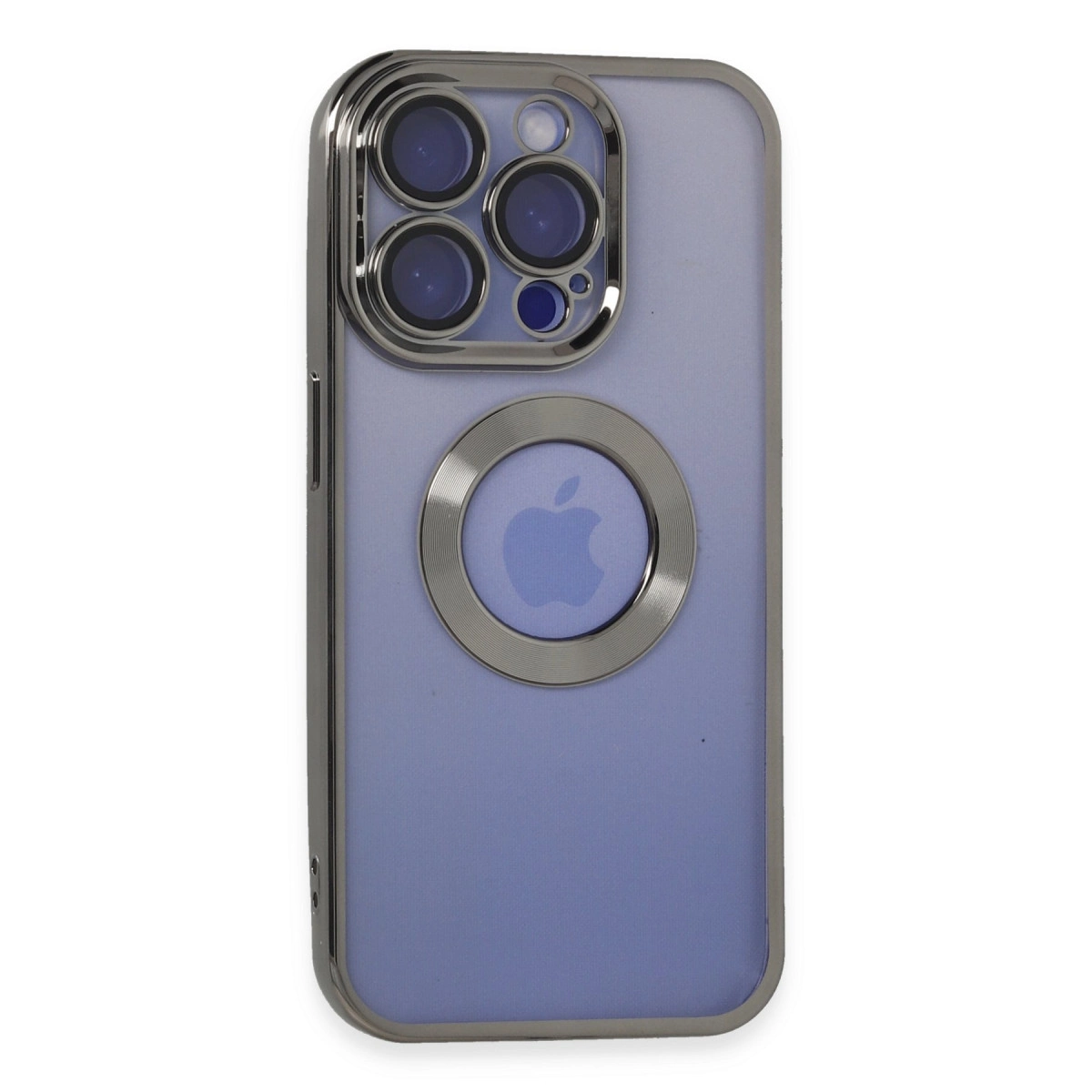 İphone 15 Pro Kılıf Slot Silikon - Titan Gri