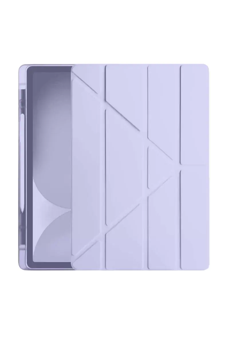 Newface İpad Pro 11 (2024) Kılıf Kalemlikli Hugo Tablet Kılıfı - Lila